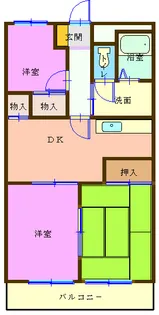 メゾン近藤【7階】の間取り