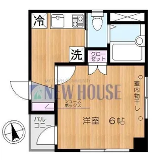 マイン・ラウム神楽坂【1階】の間取り