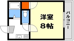 パーク朝日【7階】の間取り