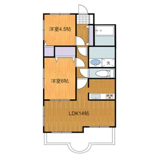 プワソンルージュ【3階】の間取り