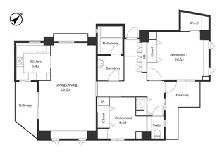 KSハウス【4階】の間取り