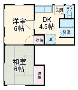 コーポ東和【2階】の間取り