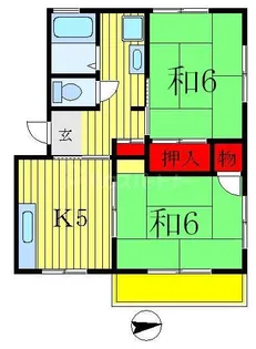 メゾン日暮【2階】の間取り