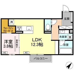 ユア ベース【2階】の間取り