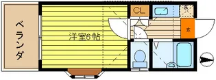 ブルーメ手塚【2階】の間取り