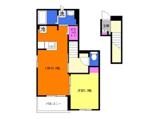 デスパシオ【2階】の間取り