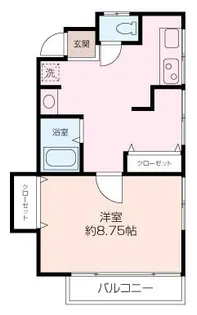 isアパート深田台 ※新規全面リフォーム済【2階】の間取り