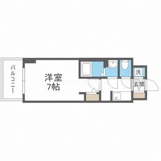 大阪府大阪市福島区玉川4【マンション】の間取り