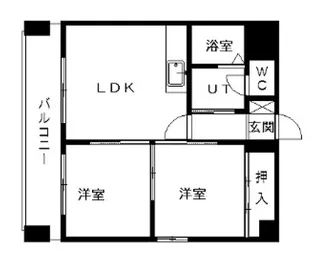 メゾンロワール412【2階】の間取り