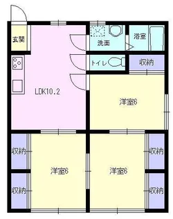 サンパレス桂【2階】の間取り
