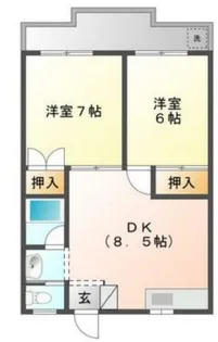 アゼール三条【1階】の間取り