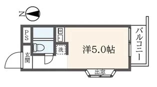 シェモア―武蔵【4階】の間取り