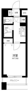 パレステュディオ池袋駅前【9階】の間取り