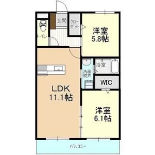 Y&Mセカンドステージ A【4階】の間取り