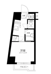ルーブル白金高輪【4階】の間取り