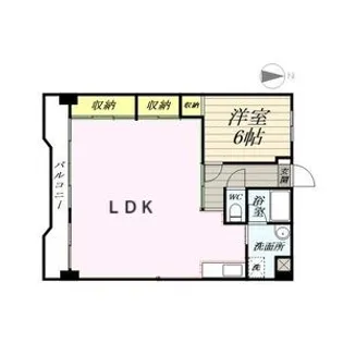 ハイタウンみずほIII【6階】の間取り