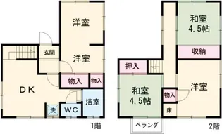 香川県高松市木太町【一戸建】の間取り