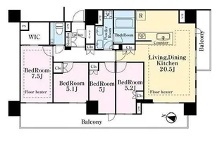 東京都文京区本郷1【マンション】の間取り