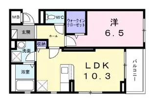 グランセレーノ【3階】の間取り