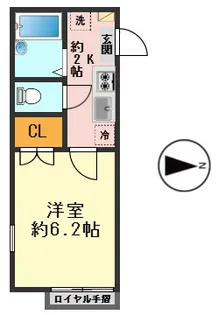 東京都江戸川区瑞江1【アパート】の間取り
