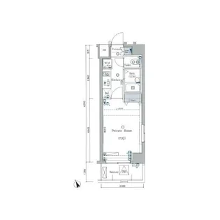 クレイシア北千束【3階】の間取り