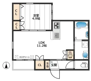 FV板橋清水町【1階】の間取り