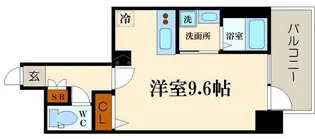 大阪府大阪市西区立売堀6【マンション】の間取り