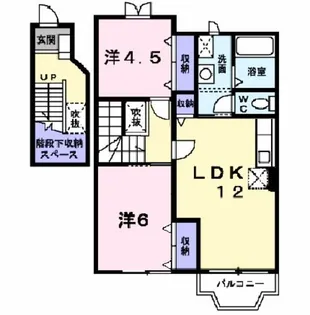 ラヴァーズ・ハウスI【2階】の間取り
