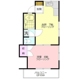 ハウス荏田D【2階】の間取り