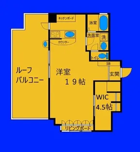VILLAかたびら【4階】の間取り