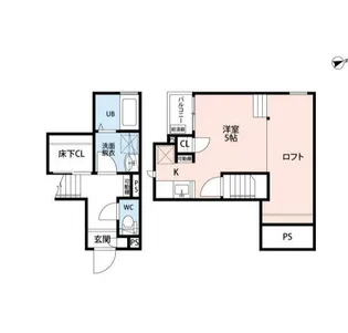 CB指扇ナコ【2階】の間取り
