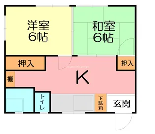 よしみ荘【1階】の間取り
