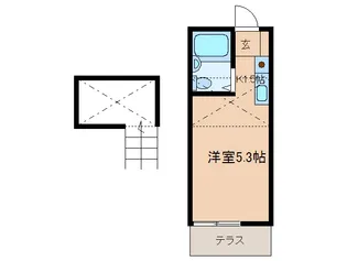 セントジョ-ジハウス【1階】の間取り