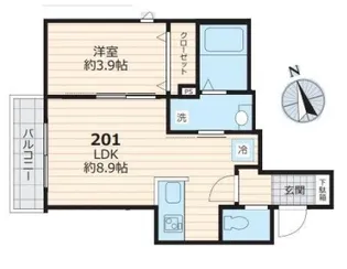 MIYABI【2階】の間取り
