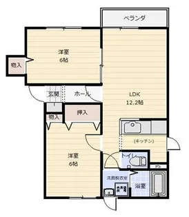 グランドパレス B棟【2階】の間取り