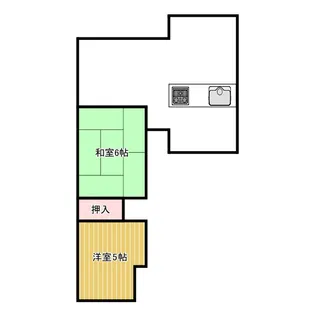 グランドール今治参番館【6階】の間取り