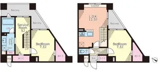 池袋ウエストガーデン【7階】の間取り