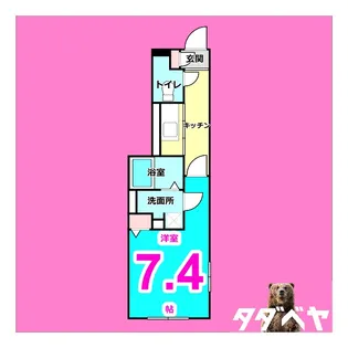 クレストタップ大曽根【5階】の間取り