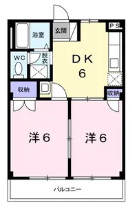エポックハイツ【3階】の間取り