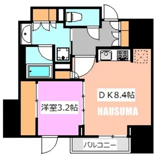LA DOUCEUR巣鴨【2階】の間取り