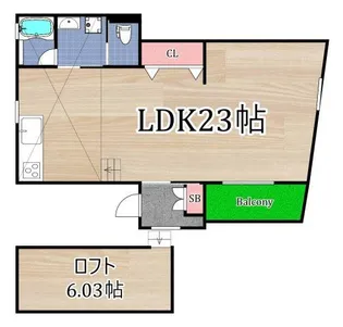 LUX SQUARE SHIMIZU【3階】の間取り