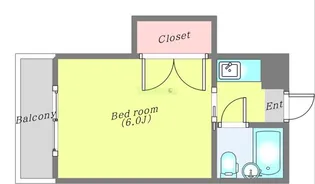 コーポ台原B【1階】の間取り