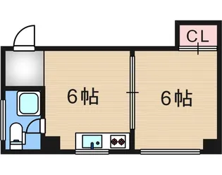 エクセルサニーハイツ【3階】の間取り