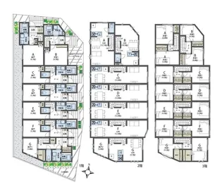 TheSiesta唐木田Terravene【1階】の間取り