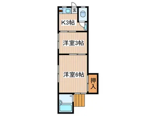 まるたけ荘の間取り