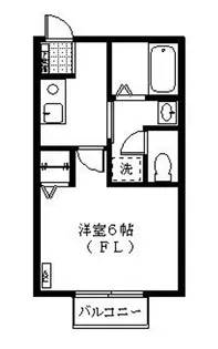 神奈川県横浜市都筑区大熊町【アパート】の間取り