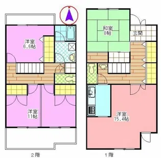 キャビンハウスの間取り
