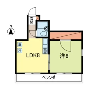 メゾンソレイユ【3階】の間取り