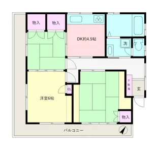 府川マンション【2階】の間取り