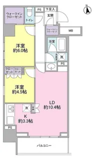 スタイリオ品川中延【12階】の間取り